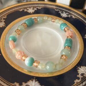 Vintage Amazonite Stretch Bracelet